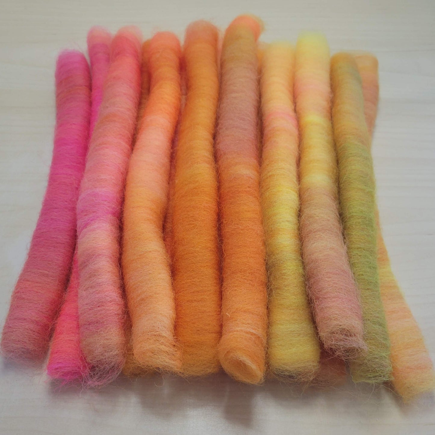 209 - Neon Citrus Rolags (2.2 oz)