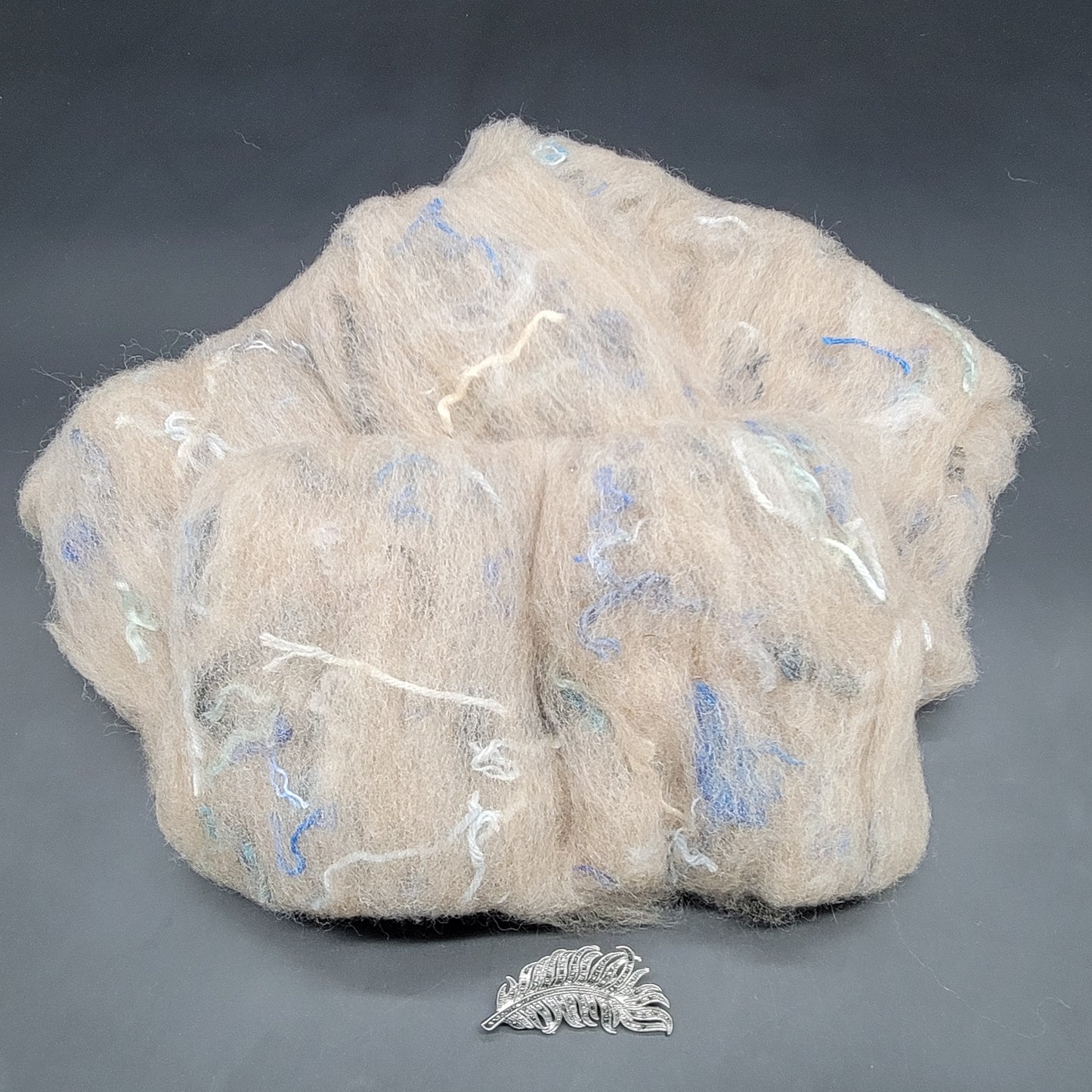 T06 - Textured Batt: Cinder - Mini Batts (3.1 oz)