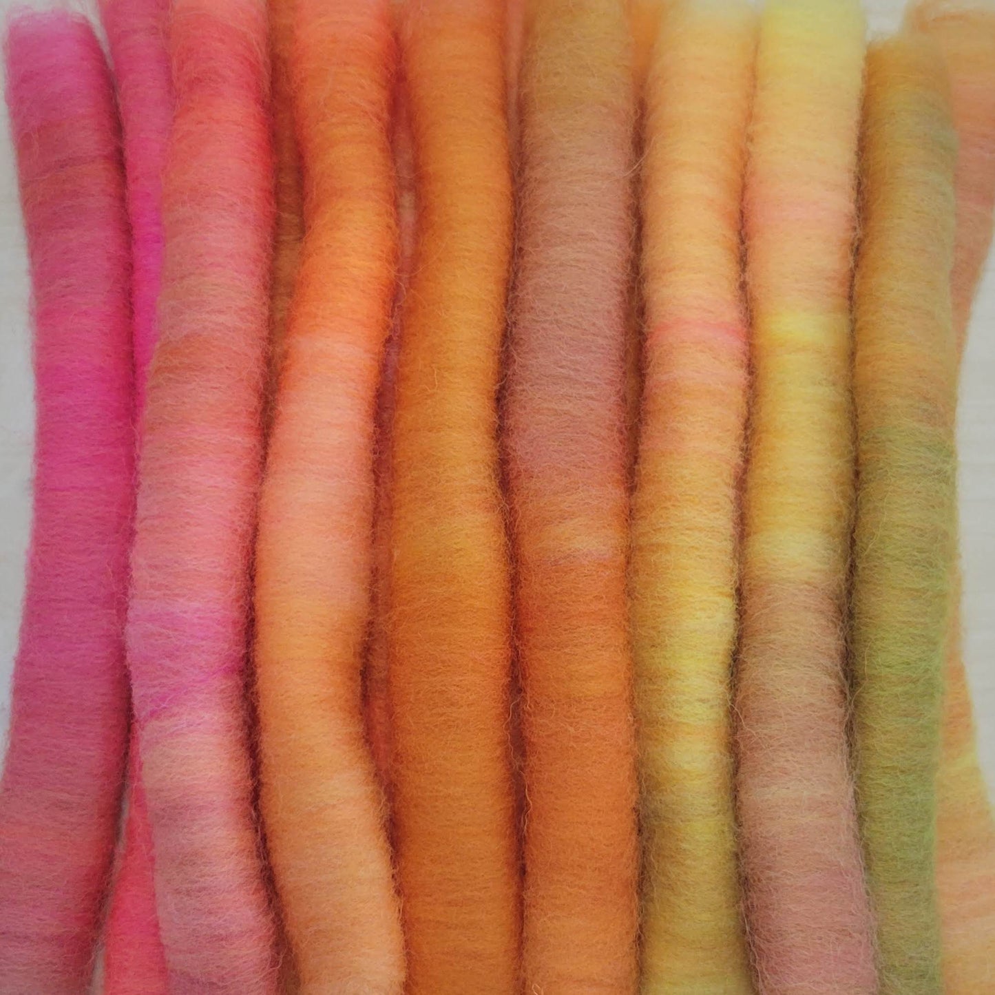 209 - Neon Citrus Rolags (2.2 oz)
